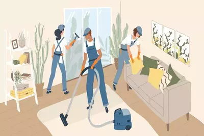 cleaners inside home