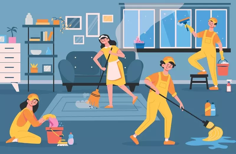 vacation rental cleaning