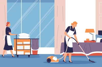 hotel room housekeeping